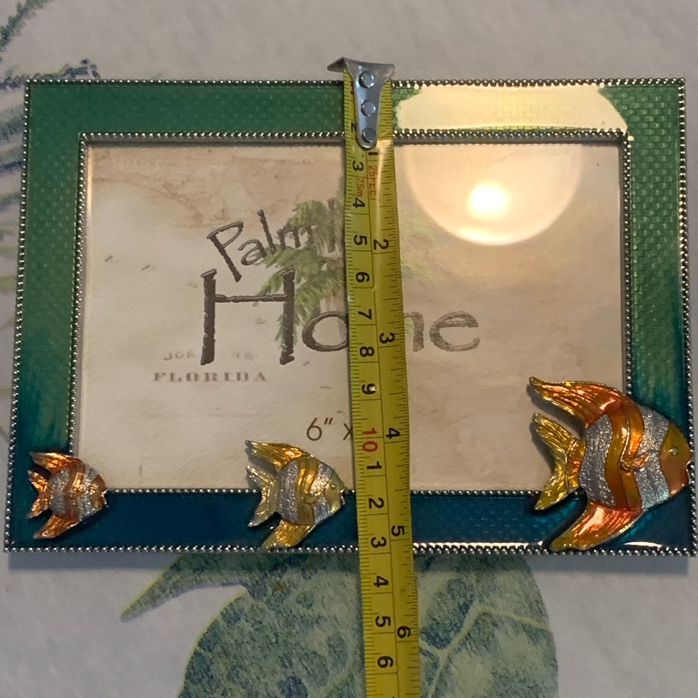 Green and Orange 3 Fish Frame